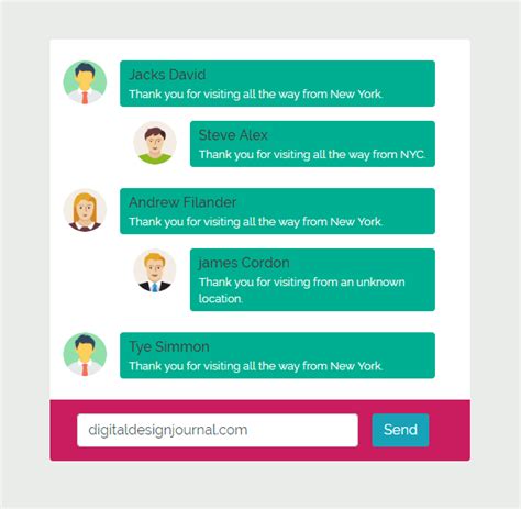 chat html5|Bootstrap Chat